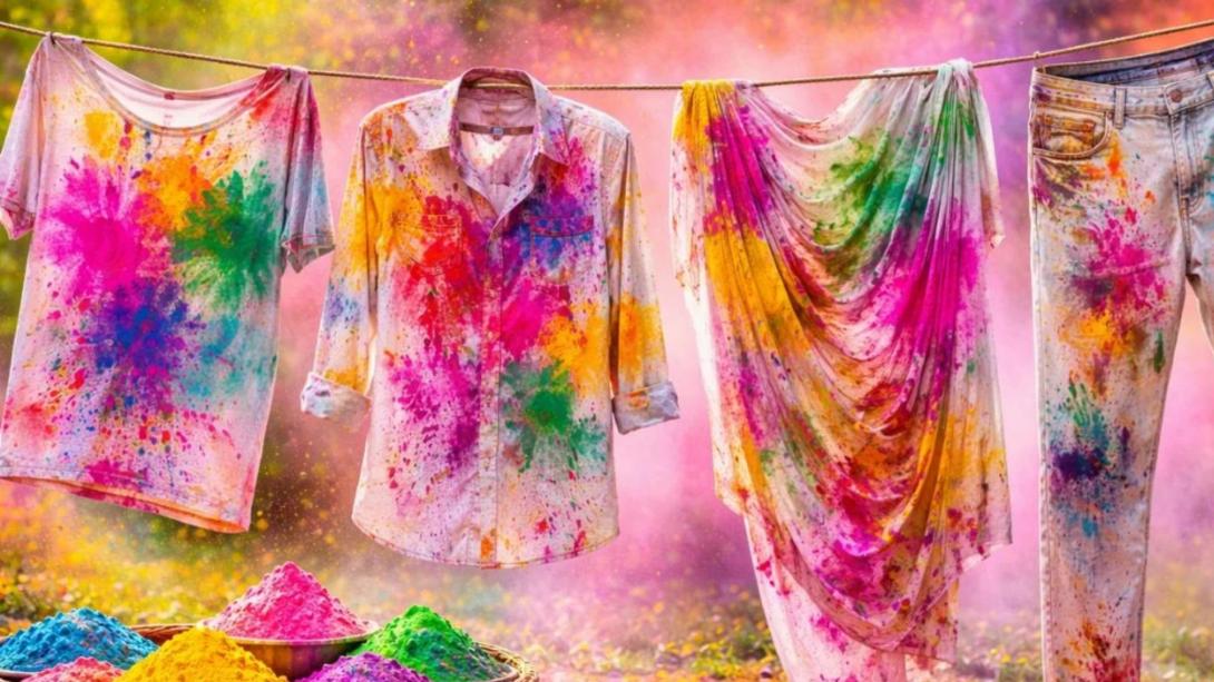 Remove Holi Color Stains: कपड़ों से रंग हटाने में छूट रहा है पसीना तो आजमा लें ये ट्रिंक, साफ हो जाएंगे कपड़े 