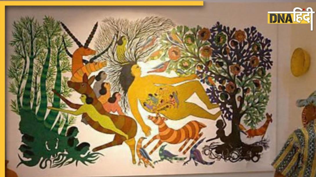 दिल्ली से लंदन-पेरिस तक छा रही आदिवासी पेंटिंग, Tribes Art Fest में 15 लाख की इस पेंटिंग पर क्यों टिक रही सबकी नजर?