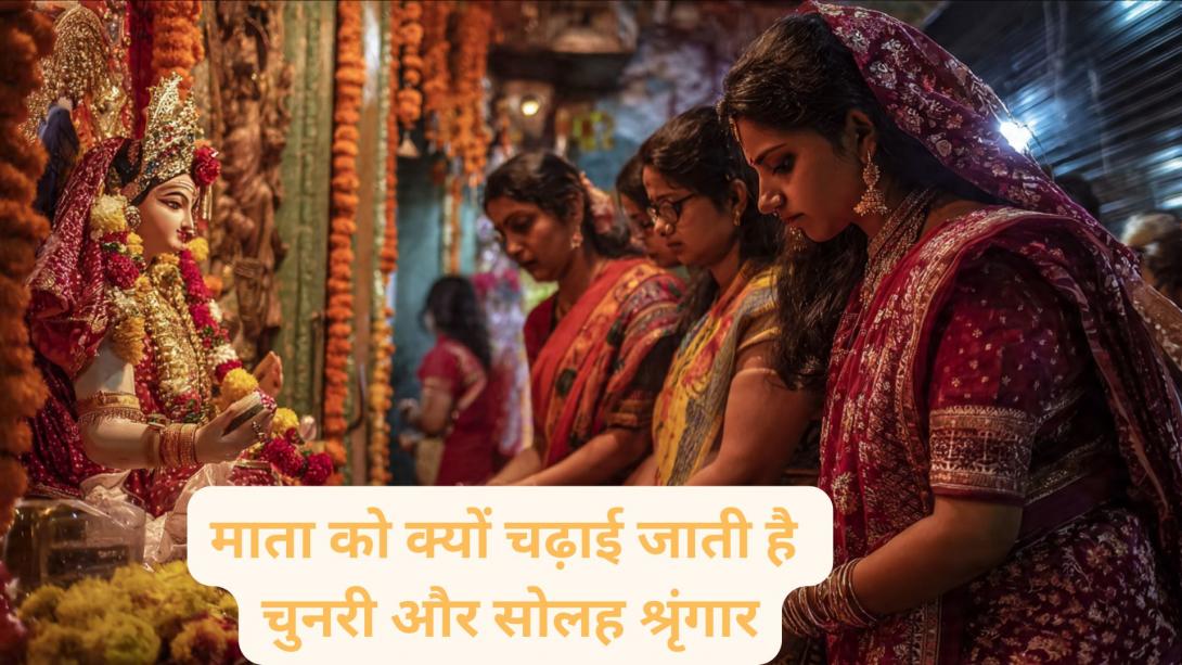 Chaitra Navratri 2026: नवरात्रि में मां को चढ़ाई चुनरी और श्रृंगार का सामान किसी और सुहागन को देना चाहिए या नहीं? जानिए क्या है नियम