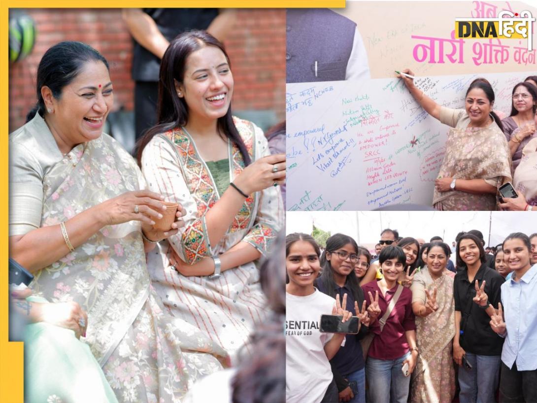 DU पहुंचीं CM रेखा गुप्ता, लिया हस्ताक्षर अभियान में भाग, बोलीं- निर्णायक पदों पर महिलाओं की भागीदारी जरूरी