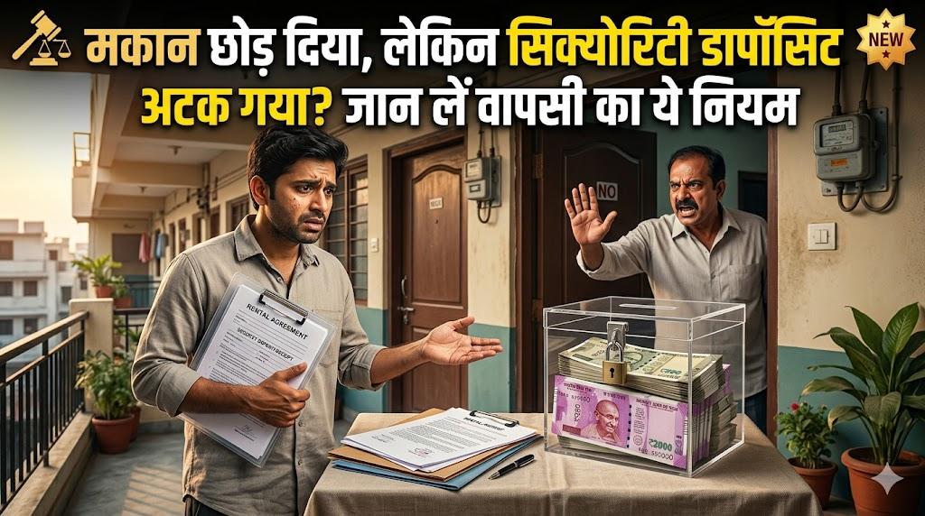 मकान मालिक सिक्योरिटी डिपॉजिट अगर वापस न करे तो क्या करें? जानिए कब किराएदार के पक्ष में खड़ा होता है कानून 