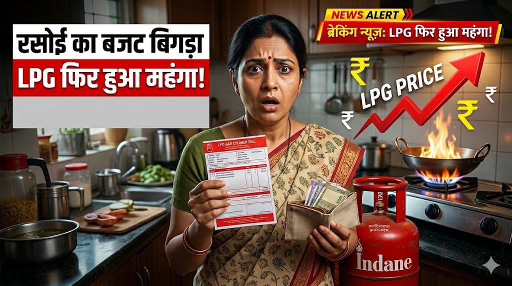 LPG सिलेंडर फिर हुआ महंगा! 3 महीने में दूसरी बढ़ोतरी, जानिए आपकी रसोई के बजट पर कितना पड़ेगा असर