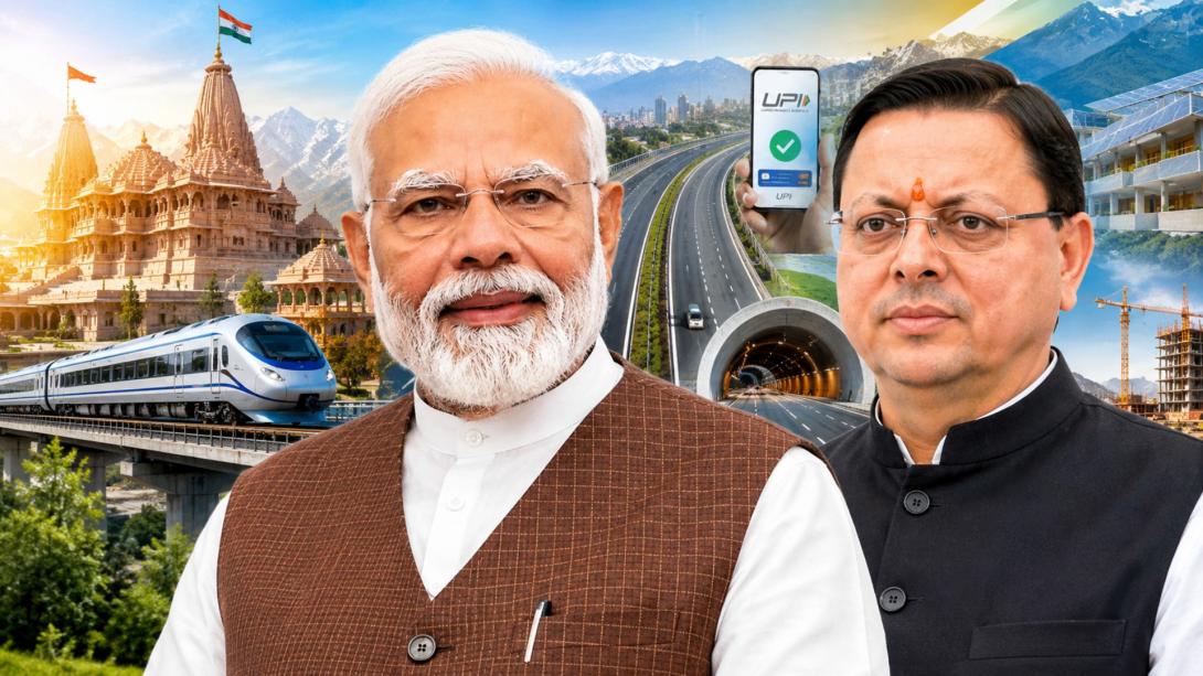 मोदी सरकार के 12 साल... CM पुष्कर सिंह धामी बोले- नारे नहीं, देश अब काम पर देता है वोट
