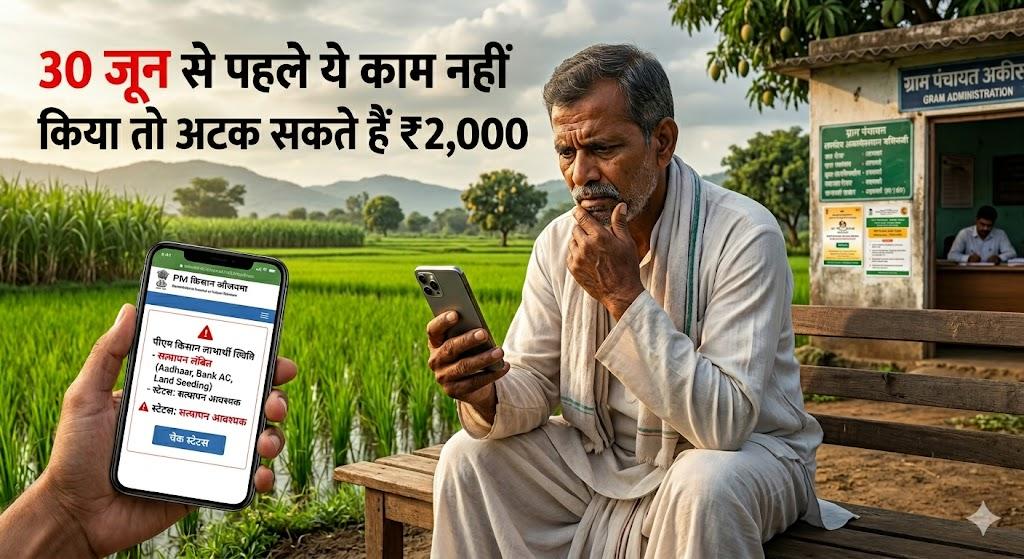 PM Kisan: सिर्फ एक क्लिक की देरी से क्यों होल्ड हो सकता है किसानों का ₹2,000? 30 जून से पहले समझ लें ये 5 बातें  
