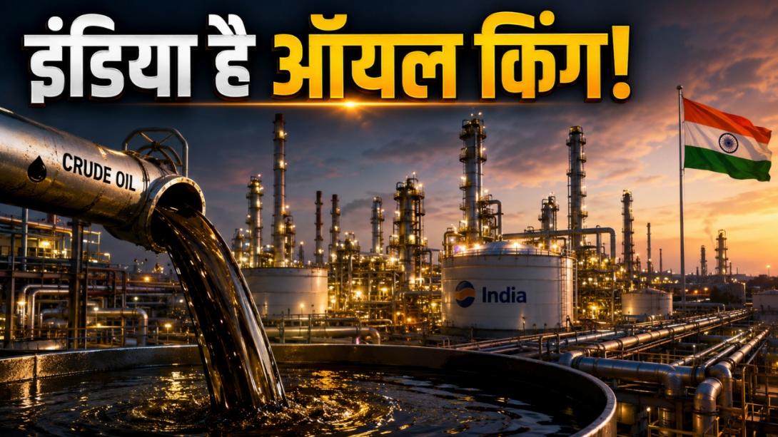 Explained: खुद 90 प्रतिशत कच्चा तेल खरीदता है भारत, फिर दुनिया को रिफाइंड पेट्रोलियम उत्पाद कैसे बेच रहा?