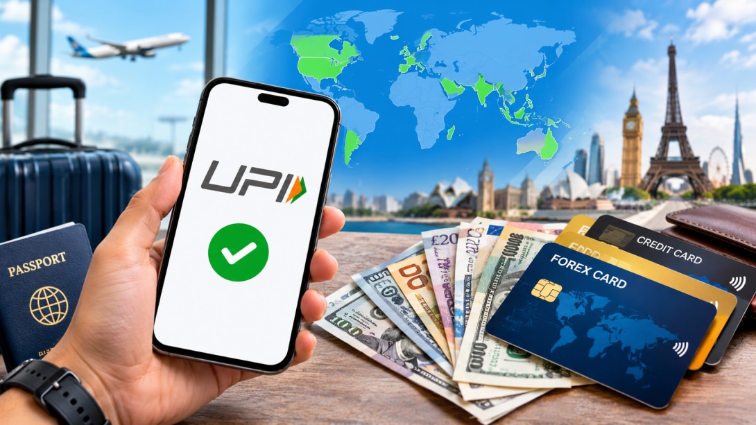 UPI अब 11 देशों में एक्टिव, पर क्या फॉरेक्स कार्ड और कैश से है सस्ता?
