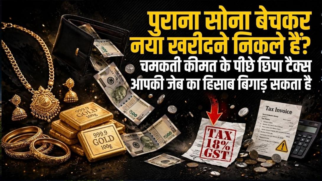 पुराना सोना बेचेंगे तो क्या सरकार भी लेगी हिस्सा? जानिए 5 लाख का गोल्ड अगर बेचा तो कितना टेक्स कटेगा