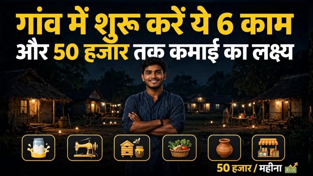 Business Idea: गांव में रहकर घर बैठे 50 हजार तक कमाई देंगे ये 6 बिजनेस, बेहद कम लागत में शुरू होगा ऑल टाइम हिट स्टार्टअप