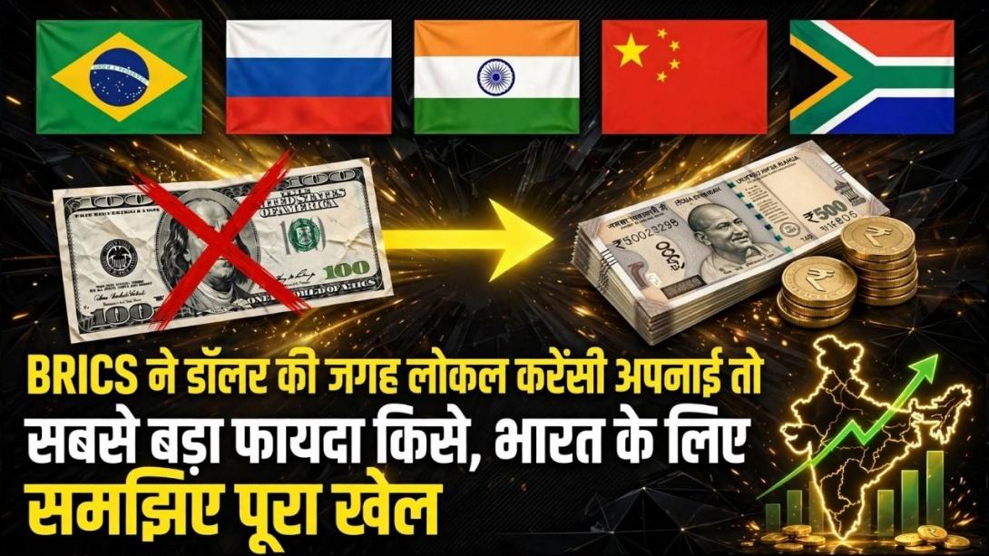 ब्रिक्स ने डॉलर की जगह अपनी करेंसी में कारोबार बढ़ाया तो भारत में पेट्रोल, सोना, शेयर बाजार और रुपये का क्या होगा? 