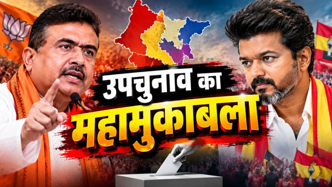 विजय का एग्जाम, शुभेंदु की अग्निपरीक्षा, चार राज्यों में 6 सीटों पर उपचुनाव कल 