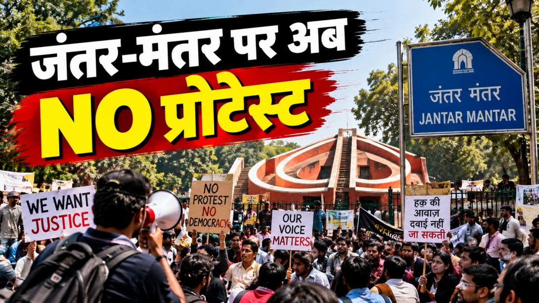 दिल्ली में पहली बार नहीं बदला प्रोटेस्ट ग्राउंड, पहले भी चेंज हो चुके कई ठिकाने- बोट क्लब से जंतर-मंतर तक की क्या है पूरी कहानी