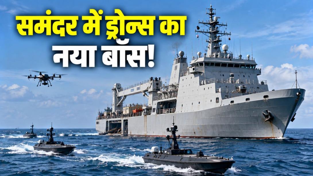 ड्रोन्स का बनेगा मदरशिप, नए हथियारों का होगा टेस्ट... भारतीय नौसेना में शामिल हुआ 'INS समर्थक', जानिए खासियत